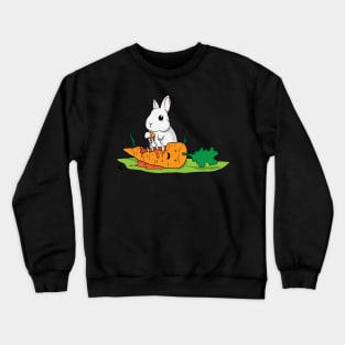 Halloween Rabbit Carrot Crewneck Sweatshirt